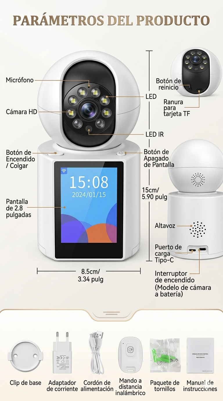 Camara Wifi con Videollamada