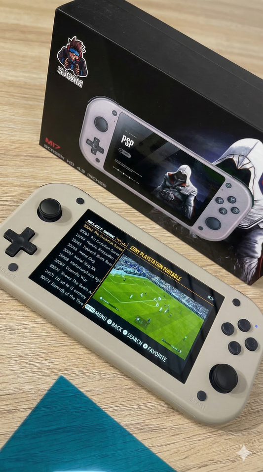 Consola Portátil Retro M17 - Pantalla IPS, +19.000 Juegos Clásicos